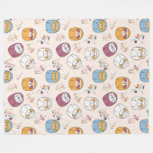 スリーピースロッス フリースブランケット (正面(横))