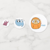 スリーピースロースのテーブルコンフェッティ コンフェッティ (正面)