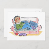 スリーピーソファ ポストカード (正面/裏面)