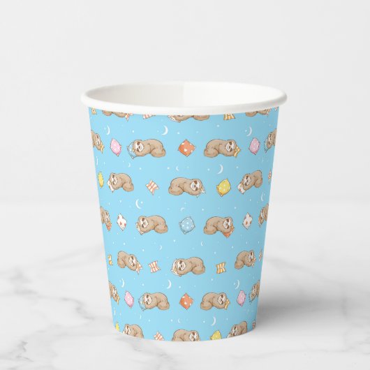 スリーピータイムスロスパターン 紙コップ (左)