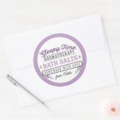 スリーピータイムバスソルトラベルカスタム ラウンドシール (封筒)