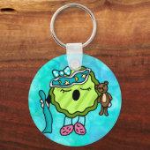 スリーピータイムピクル |夜間の混雑 キーホルダー (正面)