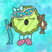 スリーピータイムピクル |夜間の混雑 シール (正面)