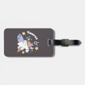 スリーピータウラスバニーパターン – 〔占星術の〕十二宮図 ラゲッジタグ (裏面横)