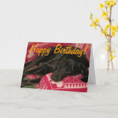 スリーピードッグ「パーティーtil あなたはPOOPED」誕生日カード カード (黄色い花)