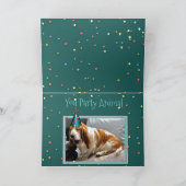 スリーピーバスセットオン「パーティー動物」誕生日カード シーズンカード (内部)