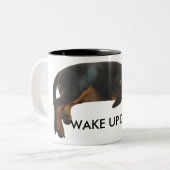 スリーピーパピーウェイクアップマグのパパ ツートーンマグカップ (正面左)