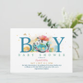 スリーピーパンダ(熊貓) Oh Boy Baby Shour 招待状 (スタンド正面)