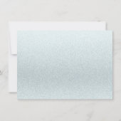 スリーピービーバルーンボーイベビーシャワーサンキューカード 招待状 (裏面)