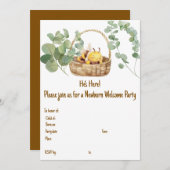 スリーピービー 招待状 (正面/裏面)