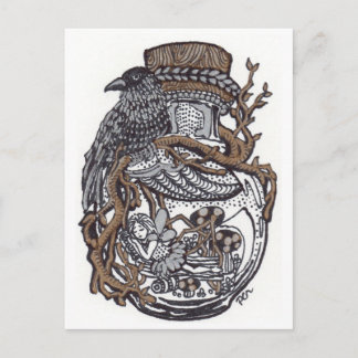 スリーピーフェアリーインザボトル ポストカード