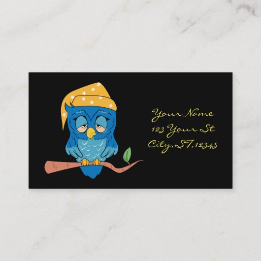 スリーピーフクロウサンダー_コーブ 名刺 (正面)