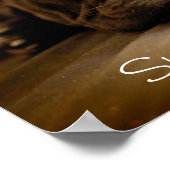 スリーピーフランスのブルドッグ ポスター (角)