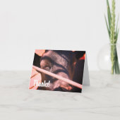 スリーピーブルファームアニマル自然サンキューカード サンキューカード (正面)