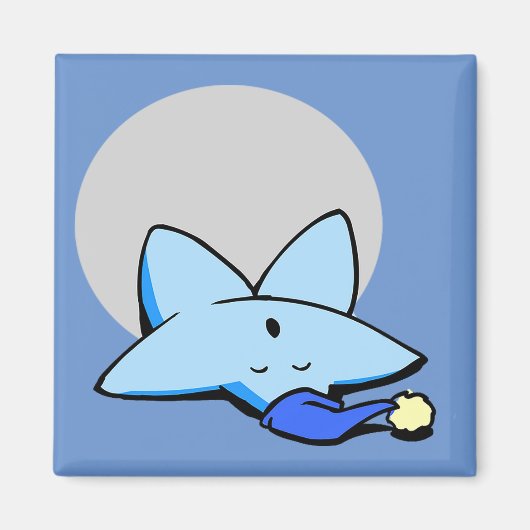 スリーピーブルースターマグネット マグネット (正面)