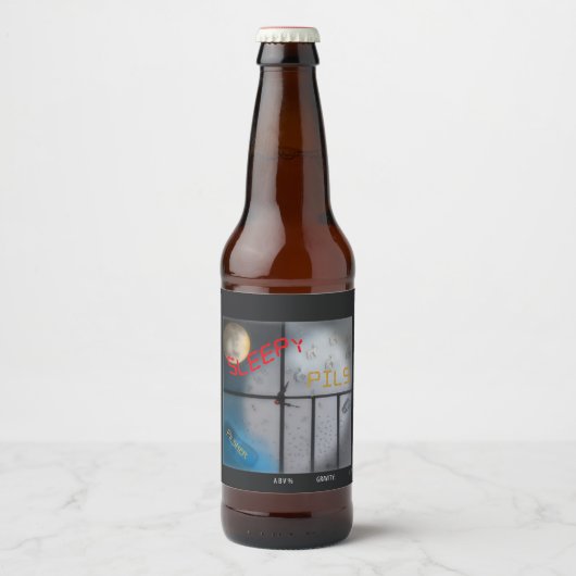 スリーピープル、名前とスタイル ビールラベル (正面)