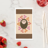 スリーピーヘッジホッグアンドフラワーズ紙ナプキンス (インサイチュ)