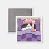 スリーピーヘッド – Cat Magnet マグネット (正面/裏面)