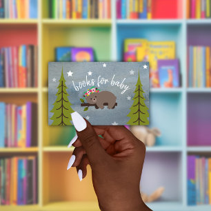 スリーピーベアキューブニュートラルベビーフローラブックリクエスト エンクロージャーカード