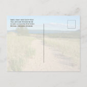 スリーピーベアトレイルレイクスーペリアスリーピーベアーデューンズ ポストカード (裏面)