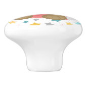 スリーピーベアーベビーガール セラミックノブ (側面)