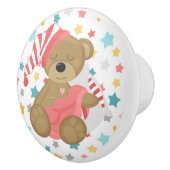 スリーピーベアーベビーガール セラミックノブ (右)