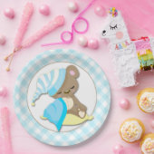 スリーピーベビーベアーボーイ ペーパープレート (パーティー)