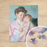 スリーピーベビー |メアリー・カッサット ジグソーパズル<br><div class="desc">眠いベビー(1910) by American impressionist artist Mary Cassatt.オリジナルのアートワークは眠っているベビーを持っている母親のパステルポートレートである。デザインツールを使用してイメージのカスタム文字を追加したり、イメージをカスタマイズする。</div>