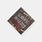 スリーピーホローへの入り口 スタンダードカクテルナプキン (角)