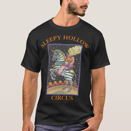 スリーピーホローサーカスピエロ及びゼブラ Tシャツ (正面)