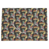 スリーピーホローサーカスピエロ、ユニコーンゼブラ抱き枕 ラージペーパーバッグ (正面)