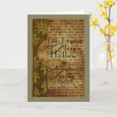 スリーピーホロー カード (黄色い花)