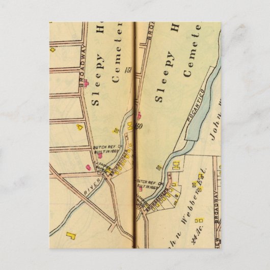 スリーピーホロー、ニューヨーク ポストカード (正面)