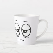 スリーピーマ警告グ – s:低バッテリモード – Moody Mag カフェラテマグ (右)