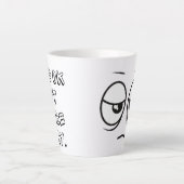 スリーピーマ警告グ – s:低バッテリモード – Moody Mag カフェラテマグ (正面)