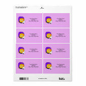 スリーピームーンラベル ラベル (フルシート)