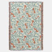 スリーピーリトルキツネ スローブランケット (正面縦)