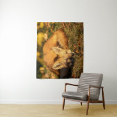 スリーピーリトルキツネ タペストリー (インサイチュ)