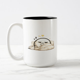 スリーピールニオのあったかモーニングコーヒー - かわいいカワイイ ツートーンマグカップ