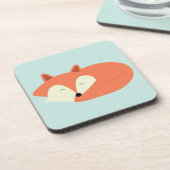 スリーピーレッドキツネ コースター (左側)