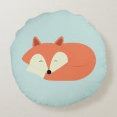 スリーピーレッドキツネ ラウンドクッション (裏面)