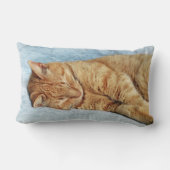 スリーピー子猫 ランバークッション (裏面)