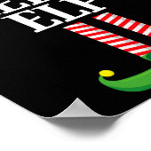 スリーピー小妖精や小人マッチングファミリーグループクリスマスパーティー ポスター (角)