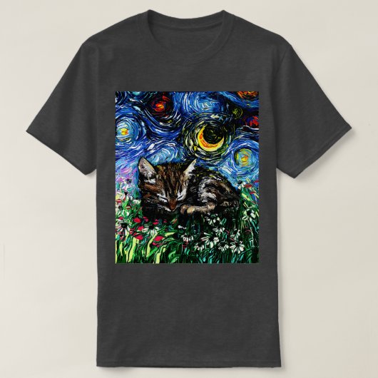 スリーピー虎猫キッテンナイト Tシャツ (デザイン正面)