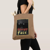 スリーピー顔カスタムコレクション:プリントオールオーバートート トートバッグ (クローズアップ)