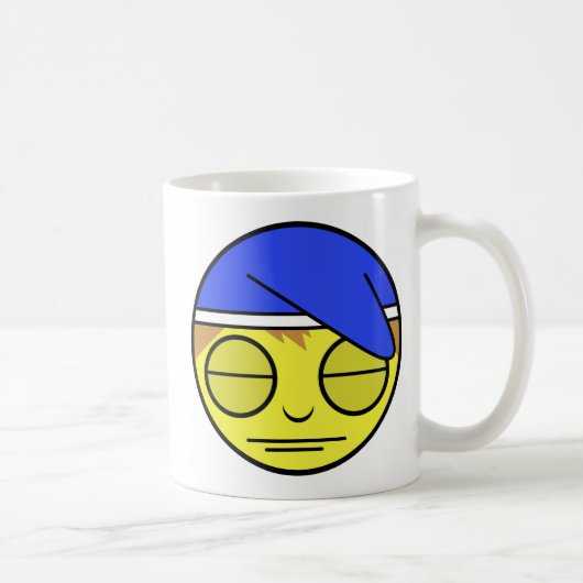 スリーピー顔コーヒーマグ コーヒーマグカップ (右)