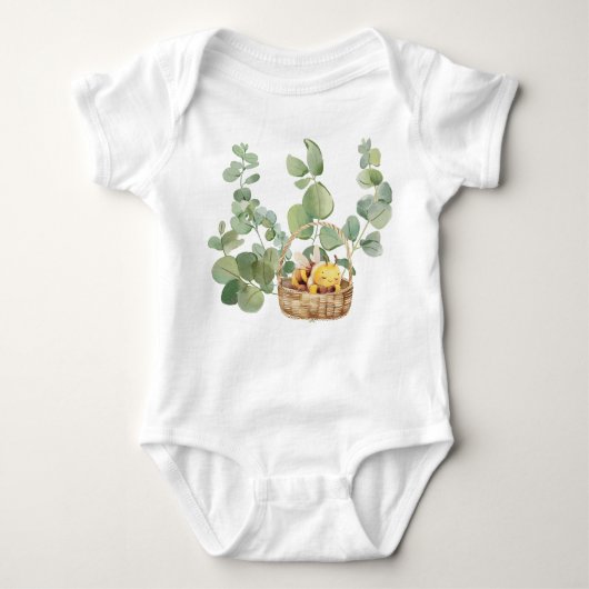 スリーピー・ビー ベビーボディスーツ (正面)