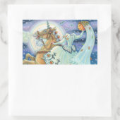 スリーピー・ホロウの花嫁、ユニコーン・ステッカーシート 長方形シール (バッグ)