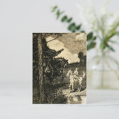 スリーピー・ホロウ：大柄な騎兵 ポストカード (スタンド正面)