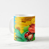 スリーピー·ラディブ·コーヒー·マグ コーヒーマグカップ (正面左)